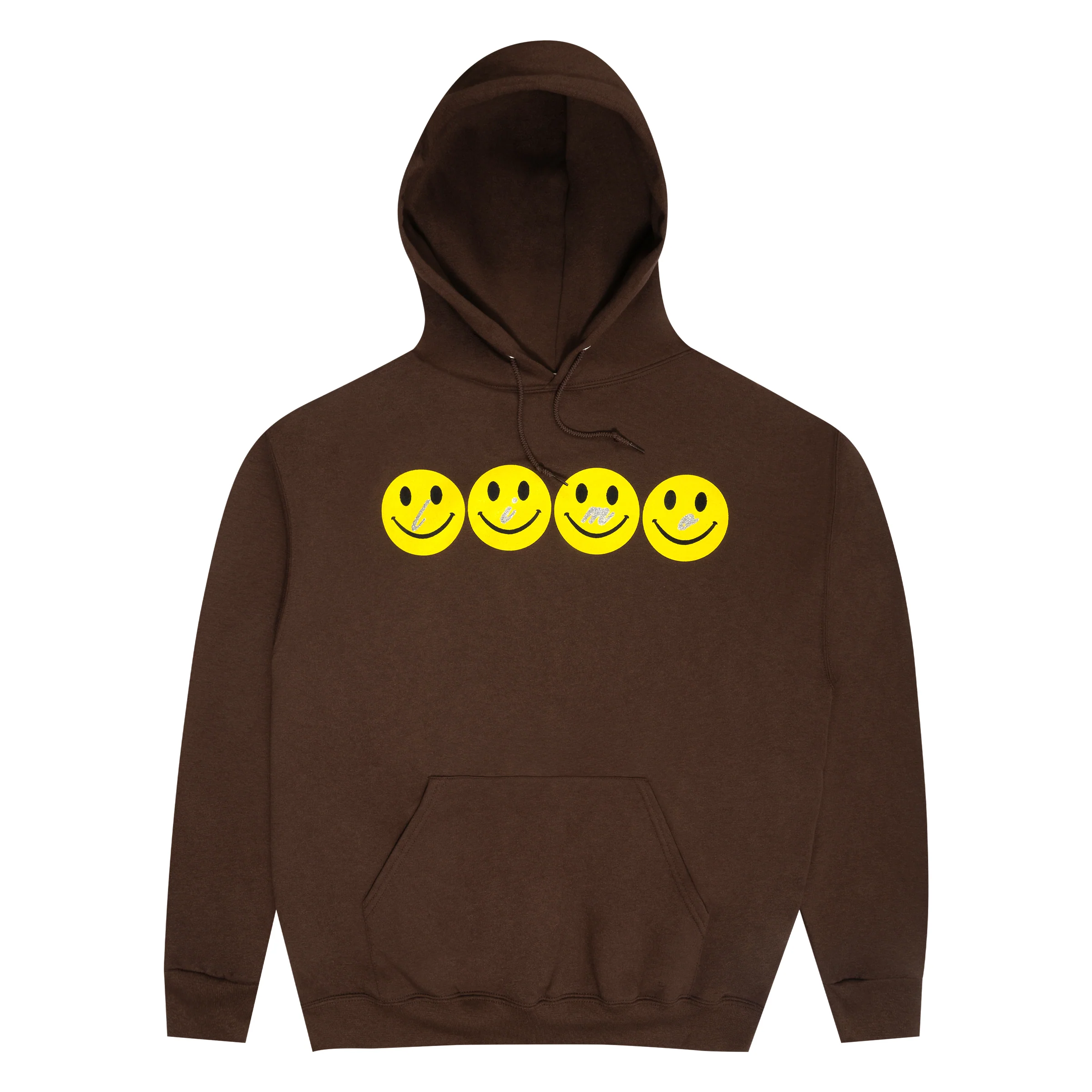 Glitter Smile Hood - Brown