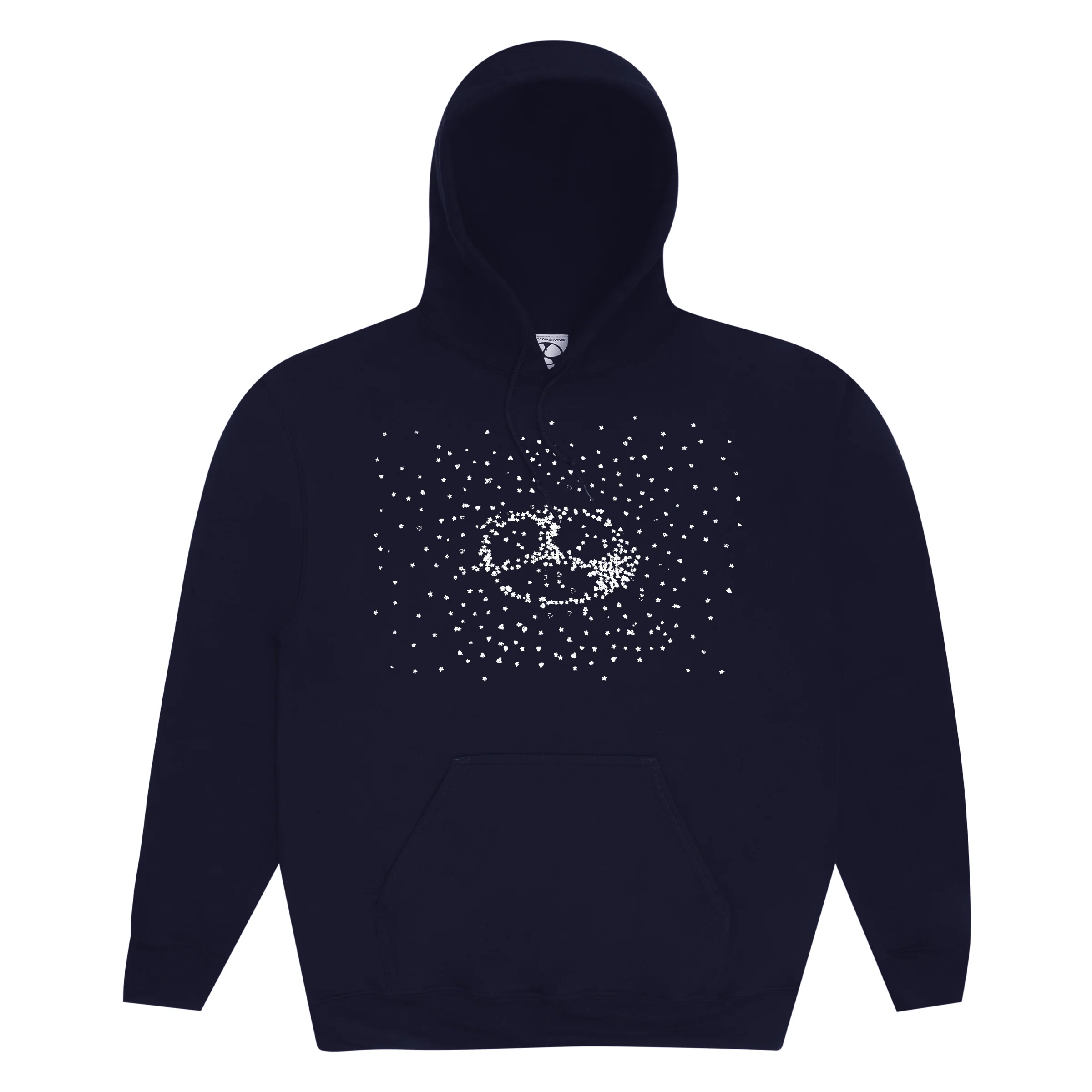 Stardust Hood - Navy/Raised Glitter